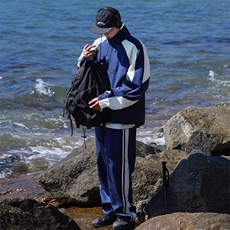 深度库存抖音数据款男女同款运动休闲套装TZ06-P75，男装夹克，星座914-3