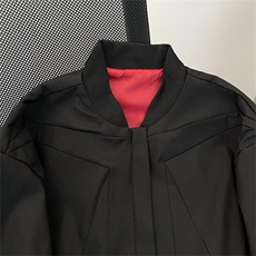 复古垫肩穿搭飞行员夹克男装痞帅cleanfit宽松休闲棒球服外套，男装夹克，星座506A