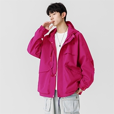 现货5W件冬季三防美式boxy解构连帽雪山冲锋衣棉衣男女棉服厚外套，男装夹克，电商A443