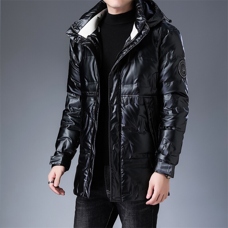 XS98332冬季男士羽绒服外套男装连帽修身白鸭绒潮流帅气P275,男装羽绒服,电商B360