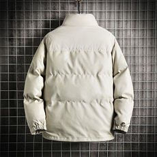 立领男士棉衣皮棉服拼接潮流冬季棉袄青年新款潮A266-P01-P80，男装棉衣，电商A266