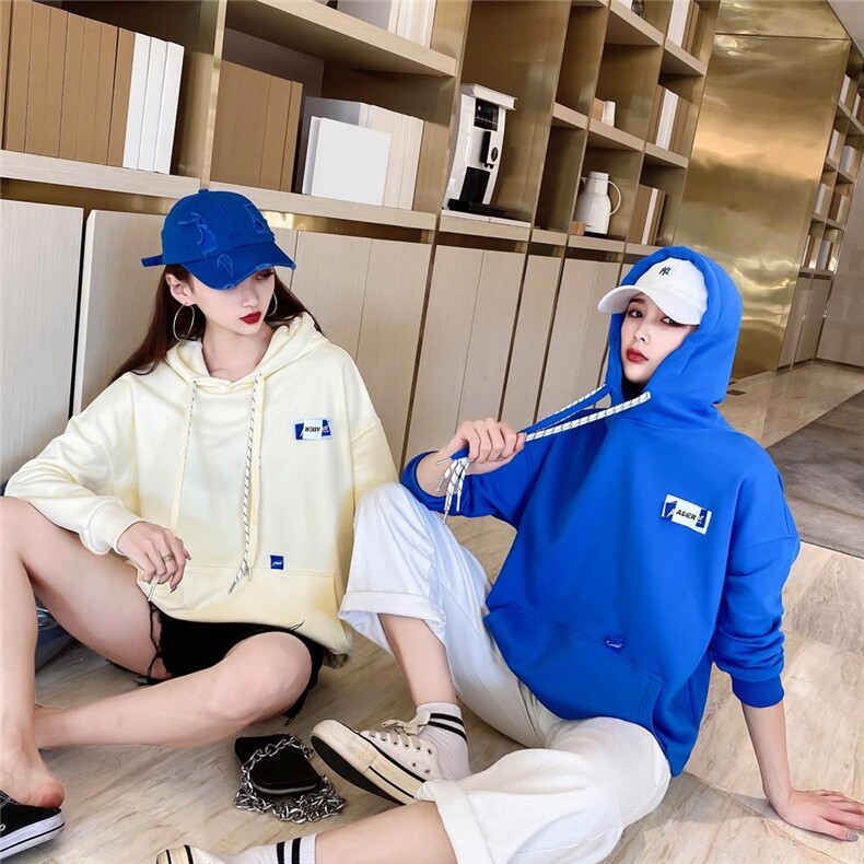 休闲戴帽卫衣，女装卫衣/绒衫，泽妤