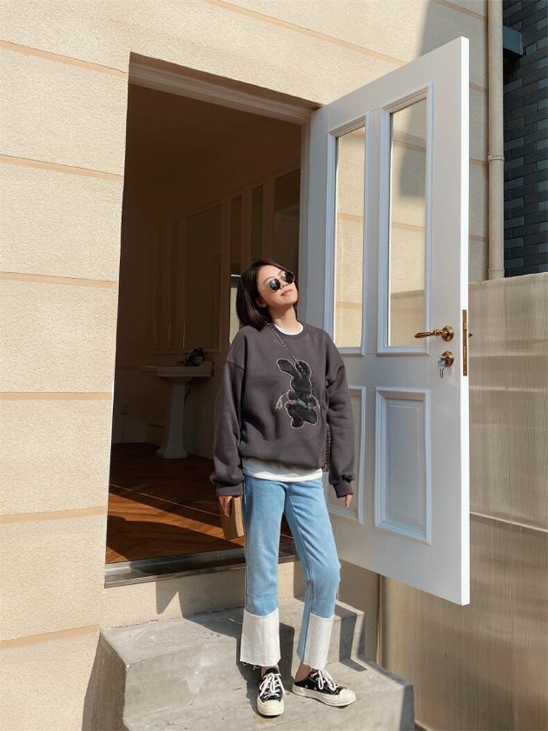 2021/加绒卫衣/NEW，女装卫衣/绒衫，潘朵拉