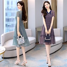 2022夏季新款时尚连衣裙，女装连衣裙，金典明美