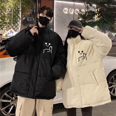1506A/GY2890/P63可爱创意棉衣棉服情侣学院风百搭棉袄学生外套1，男装棉衣，星座1506A
