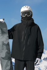 24冬潮牌单板双板防水中性风滑雪服男加棉加厚情侣款外套M70-P140，男装棉衣，电商A001