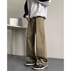 美式工装裤男春秋季高街宽松cleanfit直筒休闲裤阔腿裤KA641，男装休闲裤，星座1116A-1（原606A）