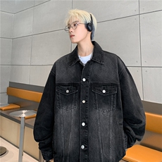 2025新款抖音品质男士水洗工装牛仔夹克外套上衣N1077/P98，男装工装外套，星座202
