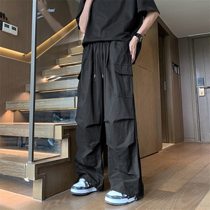 2024夏季新款美式潮牌工装裤男宽松复古直筒休闲裤 现货K8025-P44图片