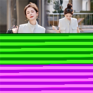 时尚套装女2026夏新款高级感气质轻熟风洋气马甲休闲阔腿裤三件套