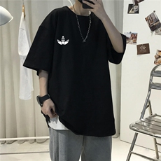 T002男女中性圆领短袖半袖T恤衫外套大码印花学生夏装TEE潮宽松，男装T恤，星座115A(原星座507）