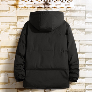 MY6139/P110冬季挂拍连帽刺绣羊羔毛棉衣男大码面包服棉袄外套男图片