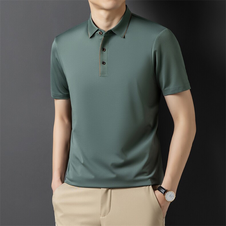 BSS530男士2023年夏季新款百搭T恤男短袖商务休闲体恤男装P58,男装T恤,电商B360