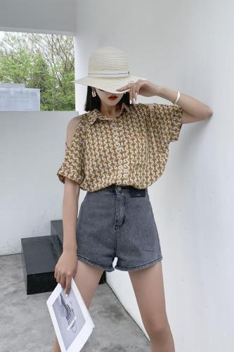 2021新款露肩上衣,女装,初婇