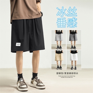 夏季冰丝轻薄舒适个性小标志时尚运动冰丝裤 DK510-特批17图片