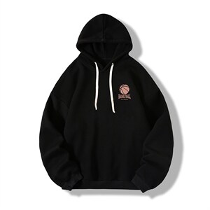 纯棉连帽卫衣男大码运动帽衫宽松薄WY2237-P35加绒款-P40图片