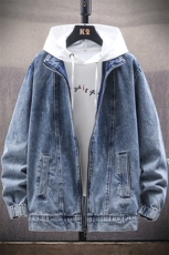 夹克男春季新款ins潮流帅气牛仔外套宽松潮牌上衣服拉链8202-P95，男装夹克，电商A318