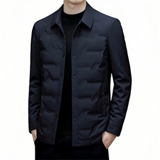 棉衣男冬季保暖防寒高品质翻领加厚棉服外套S2210，男装棉衣，星座310B-3