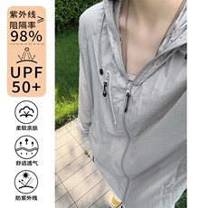 2026夏季新款激光冲孔UPF50+透气防晒衣J5221特P39建议零售价98，男装防晒衣，电商A001-1