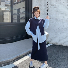 蓝色三件套