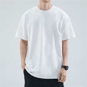 1506/QC100/P21短袖t恤男潮牌夏季宽松网红潮流ins简约印花上衣图片