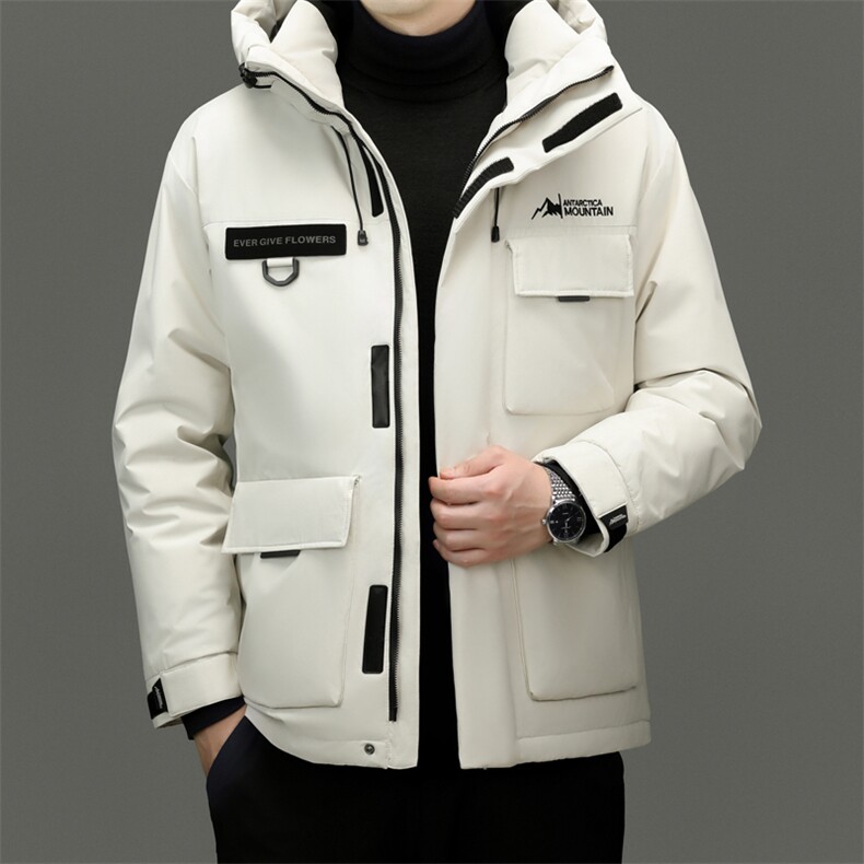 羽绒服YR2535新品主推90绒子多口袋泡袋工装定制三防特氟龙面料图片