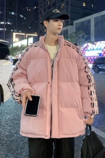 港风2026新品冬季宽松情侣装男装棉衣棉服冬装加厚外套D001-P105，男装棉衣，星座717