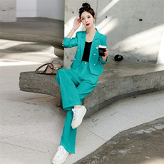 现货春装连衣裙新款休闲减龄通列两件套套裙，女装套装/套裙，韩美纤衣