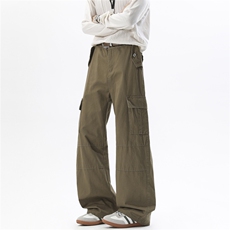 现货水洗宽松直筒休闲工装裤A337-S235-特P63控118，男装工装外套，电商A337