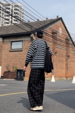 肌理感格纹休闲裤男2025卫裤搭配卫衣牛仔裤子1412-2/1030/P55，男装牛仔裤，星座1412-2