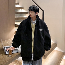 冬季新款港风宽松加绒加厚棉服美拉德潮牌外套男HD1153-TP75控138，男装棉衣，电商A102
