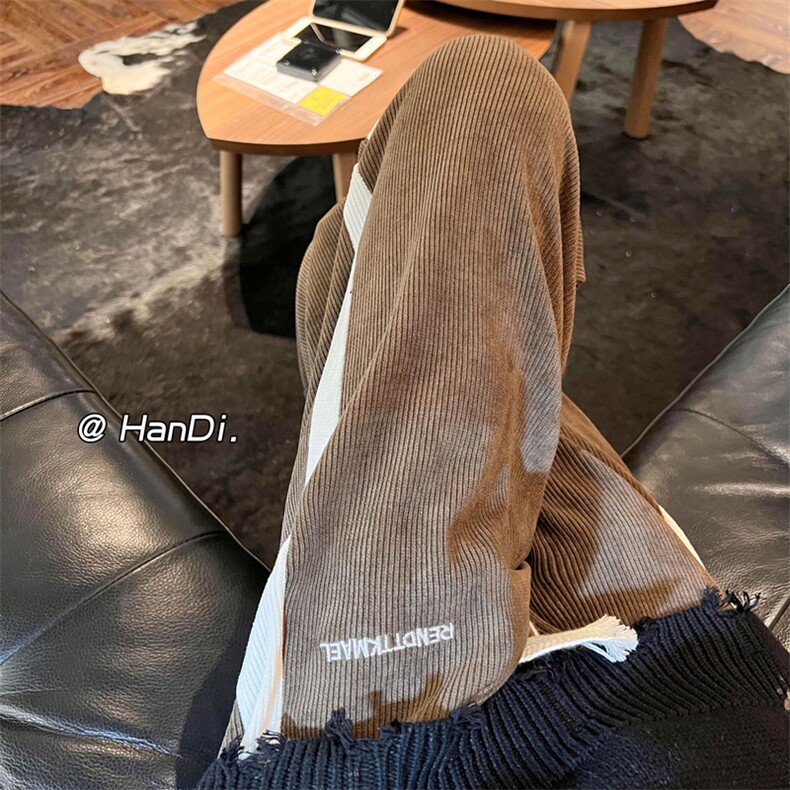 XZ616秋冬季新款百搭拼接欧绵绒休闲裤TY423P55控68,男装休闲裤,星座512A（原616）