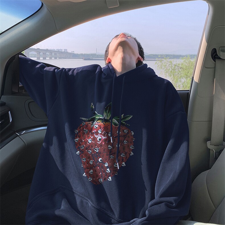 抖音得物供货可提供视频秋冬重磅美式宽松连帽卫衣DL2066,男装卫衣,电商A486