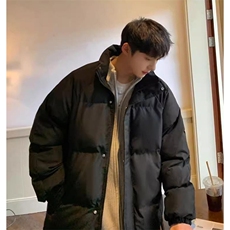 现货高品质美式高街冬季重磅三防加厚羽绒棉衣厚外套面包棉服，男装棉衣，电商A486-1