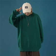 1港风宽松中性情侣潮流纯色大码M-5XL毛衣男外套7979P45加绒P55，男装针织衫/毛衣，星座226-2