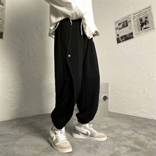 排扣高街裤子男欧美潮牌ins休闲裤K73P30，男装休闲裤，星座1116-2