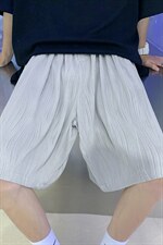 2025新款港风宽松直筒男休闲裤阔腿沙滩运动短裤D201-DM154-P35，男装牛仔裤，电商D321-1