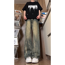 美式高街牛仔裤男长裤A25-P40，男装牛仔裤，电商D312-1