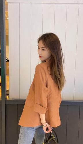 SGH2109春季新款西装领一粒扣韩版时尚大方西装外套,女装西装,L·H·X