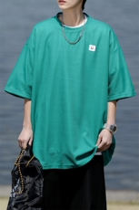 8XL-M重磅！特大码T潮牌上衣男中性华夫格短袖T恤DX304P25控39，男装T恤，电商D206-1