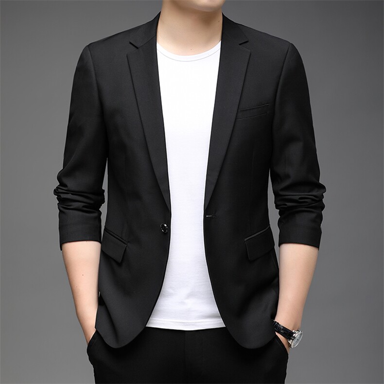 87881-1秋季新款男士西服外套修身礼服单扣P118,男装西服,电商B360