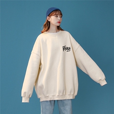 中性23春季ins时尚潮流字母印花百搭圆领套头卫衣W176P30控48，男装卫衣，A247A