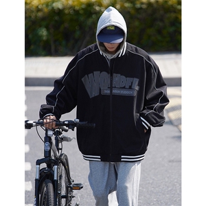 EQ110 cityboy发泡字母印花棒球服外套男2024新款春装夹克 P108图片