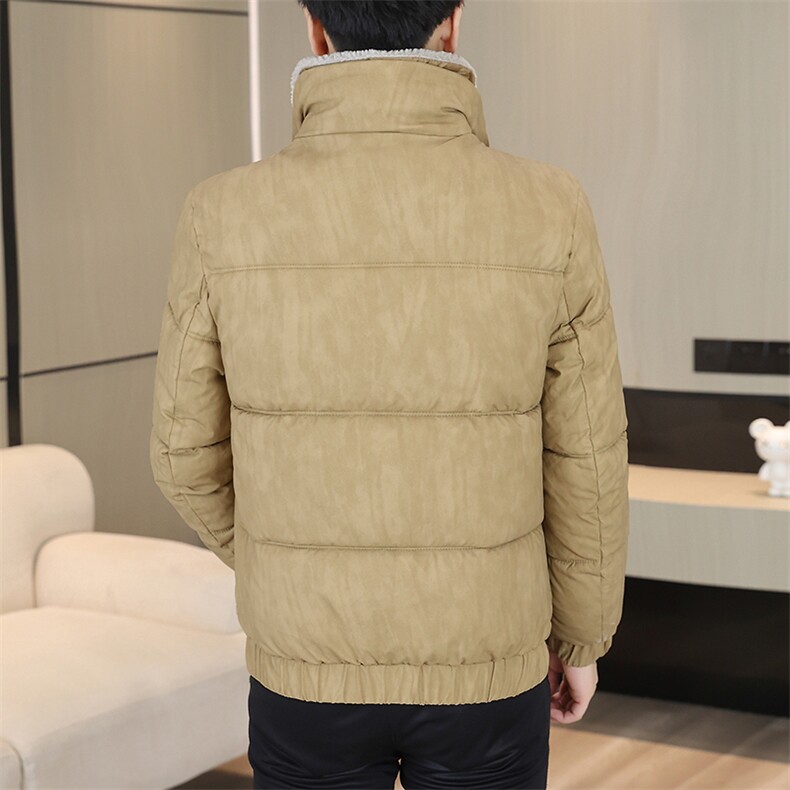 冬季加厚棉衣男休闲立领PU棉衣防水潮流皮衣棉服外套X19811-P120,男装皮衣,星座310B-3