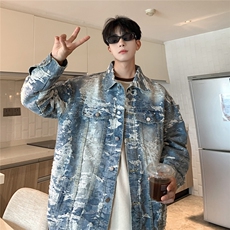 XZ-221-1/JK2311/P952025春款高品质美式潮牌情侣牛仔夹克外套，男装工装外套，星座221-1