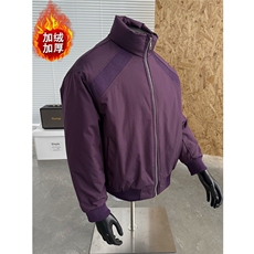 美式解构立领棒球服棉衣男冬季新款拼接加厚保暖痞帅飞行夹克棉服，男装夹克，星座506A