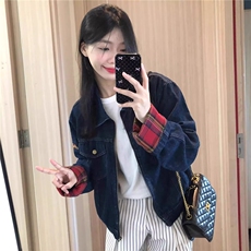 牛仔外套男女秋季2025新款韩版宽松百搭美式复古牛仔上衣网络图，男装工装外套，星座410-6（原星座1304-1）