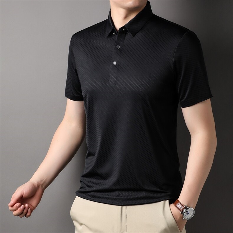 polo衫短袖男夏季潮牌2024新款半袖上衣宽松翻领t恤男HP33903-P68,男装Polo衫,星座1105-3