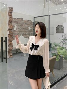 春夏新款 蝴蝶结小衫，其它，万人美