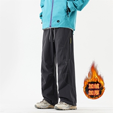 08户外登上裤宽松直筒露营徒步爬山裤XZ211-1-K2460-P60加绒P65，男装卫衣，星座211-1